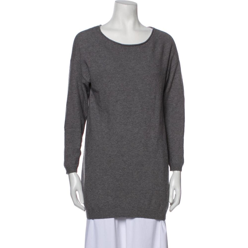 Vince Gray Angora Wool Sweater XS Soft Minimalist Clean Girl Cozy Core Chic